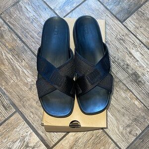 UGG black sandals Emily mesh 9 EUC